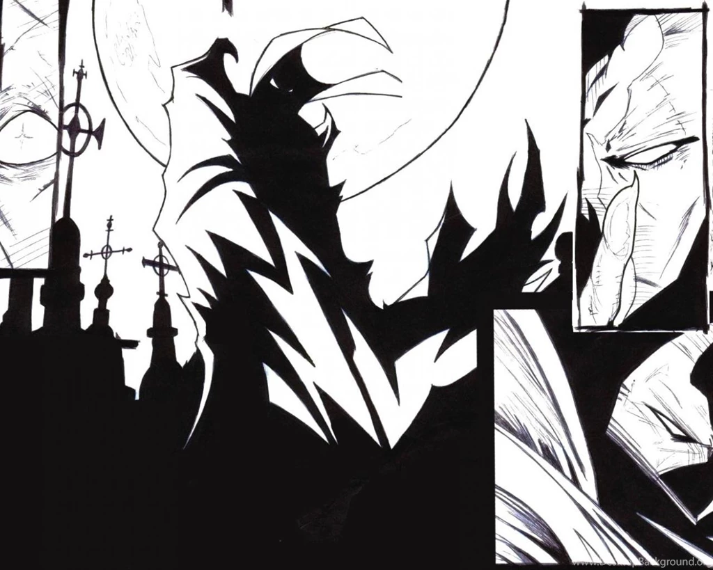 Spawn Comics Black And White Cartoon Hd Wallpapers   (