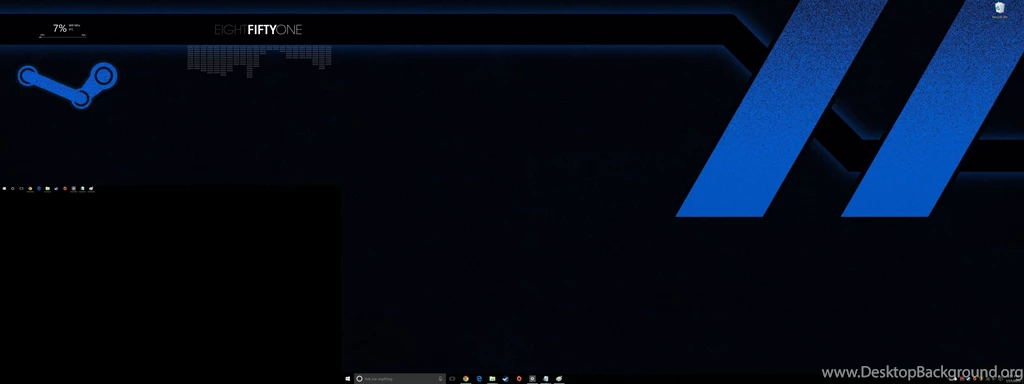 Win10 + RainMeter + Custom Dual Monitor Wallpapers (set To Span ...