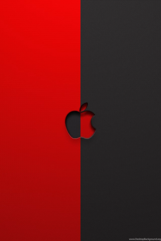 IPhone4 Wallpapers HD Apple Red And Black Pictures