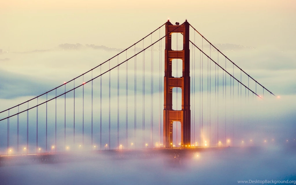 Golden Gate Bridge In The Fog Wallpapers