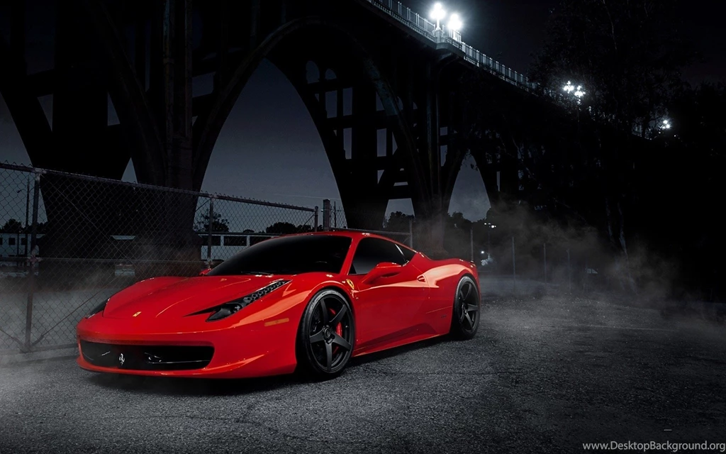 Red Ferrari 458 Italia Hd Wallpapers