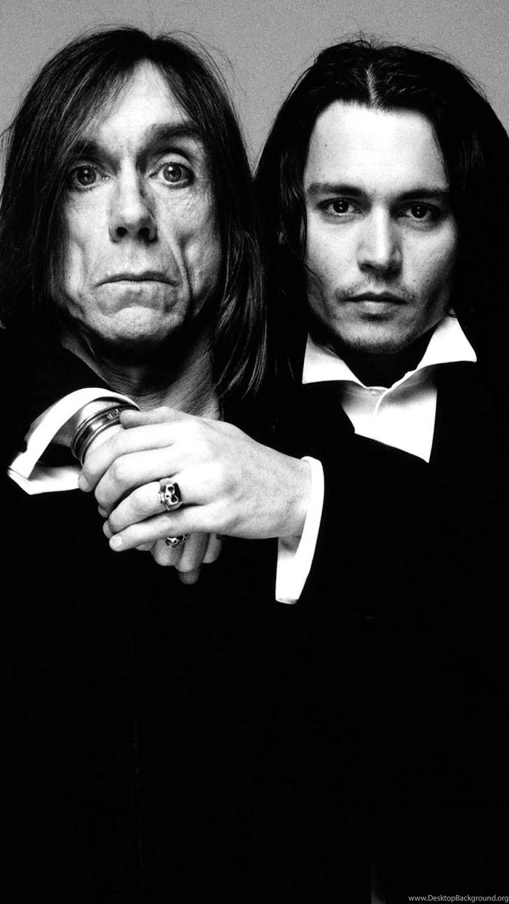 Download Wallpapers 1080x1920 Johnny Depp, Iggy Pop, Men, Actors ...
