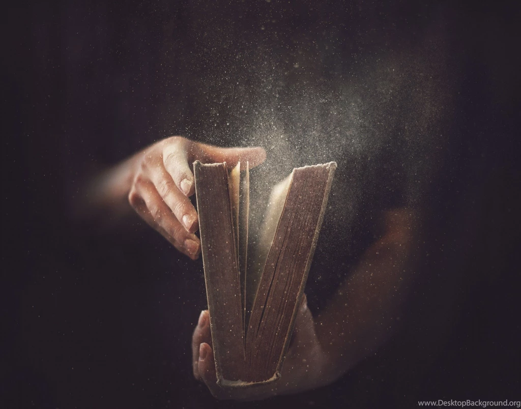 Old Book Hands Dust Desktop Wallpapers