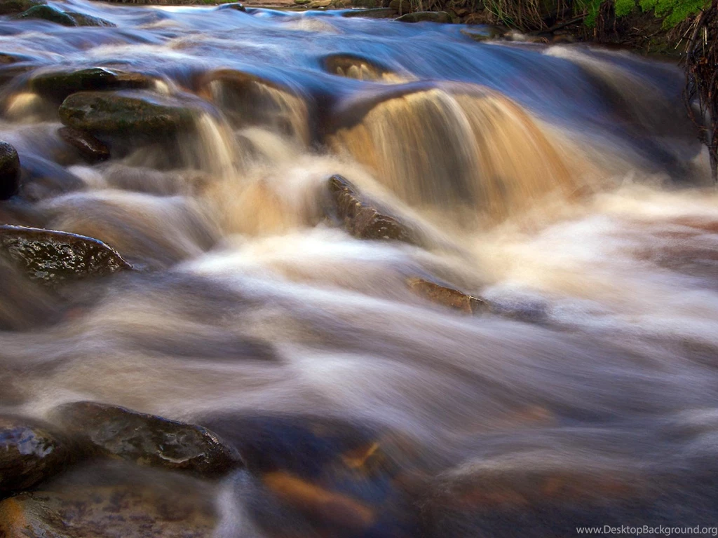 Mountain Stream Over Rocks Water Wallpapers 1600x1200 Pixels