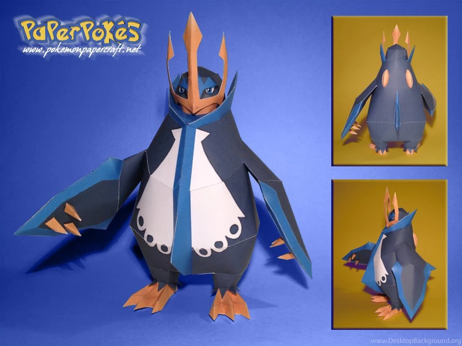 Empoleon Papercraft By Lyrin 83 On DeviantArt