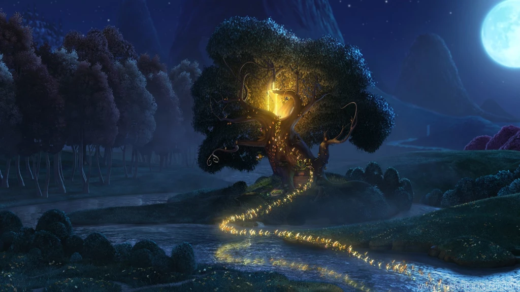 Evil, Fairy, Queen, Tinkerbell, Wallpaper, Blue, Tree, Pixie ...