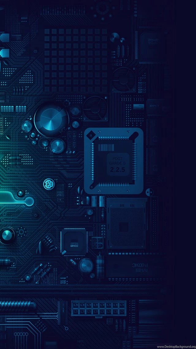 Electronic Route iPhone 5s Wallpapers Download