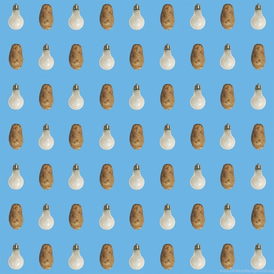 Potato/Lightbulb (blue)