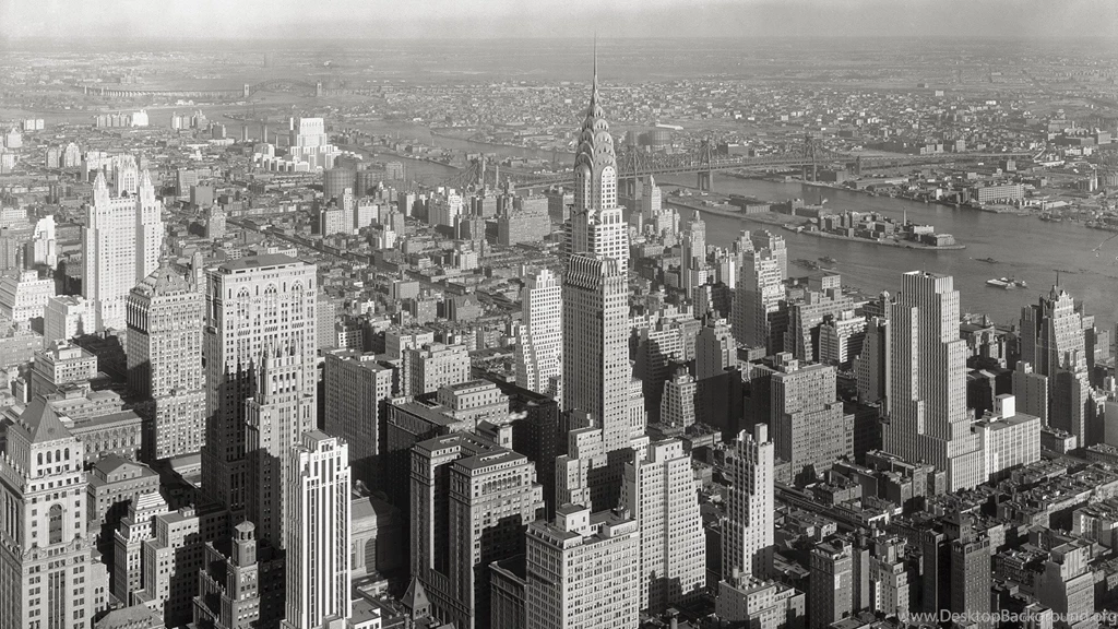 Download 1920x1080 Chrysler Building Retro Photo Wallpapers