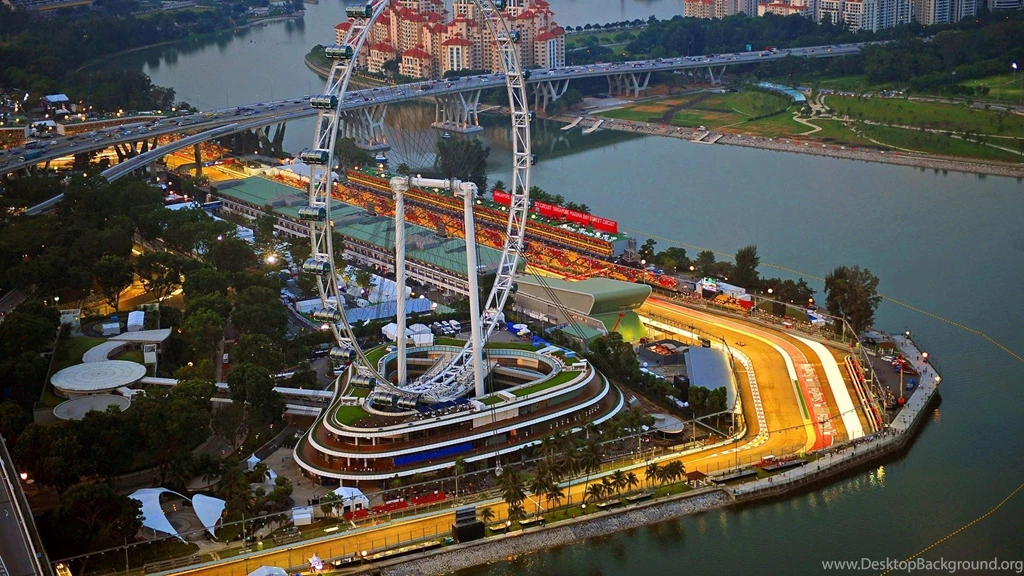 Architecture Singapore Cityscape Ferris Wheel Architecture ...