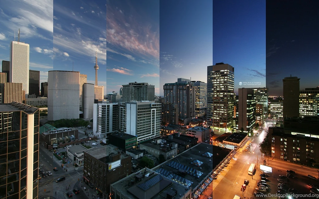 Toronto Cityscape Day Moments Desktop Wallpapers