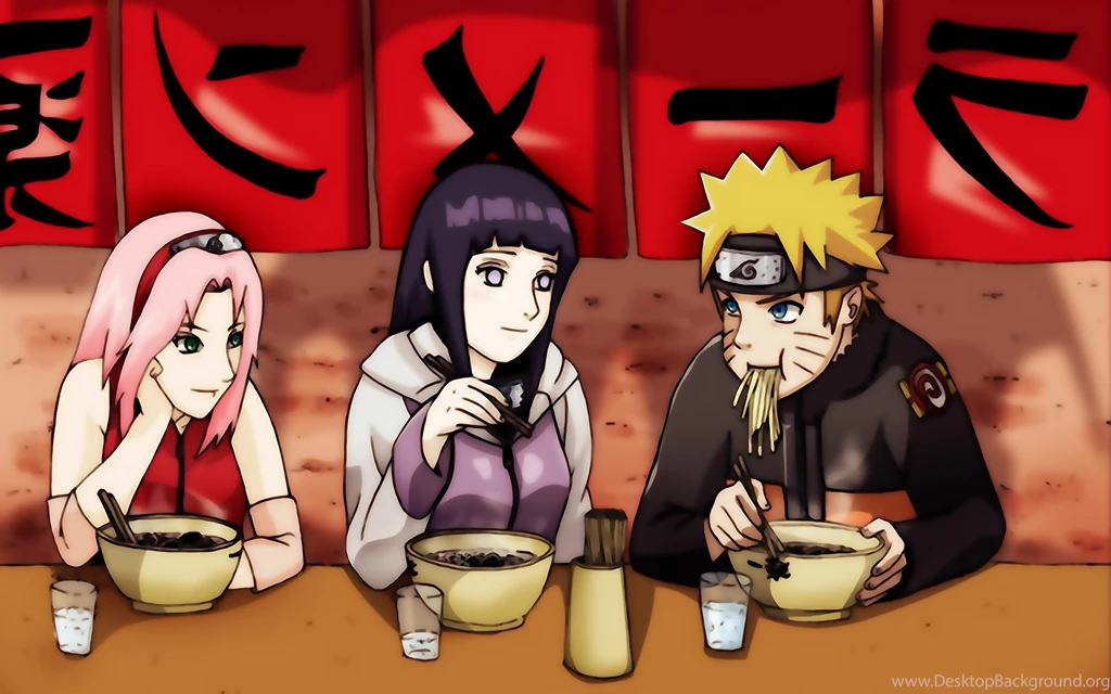 Naruto And Friends At Ichiraku S Ramen Restaurant Wallpapers ...