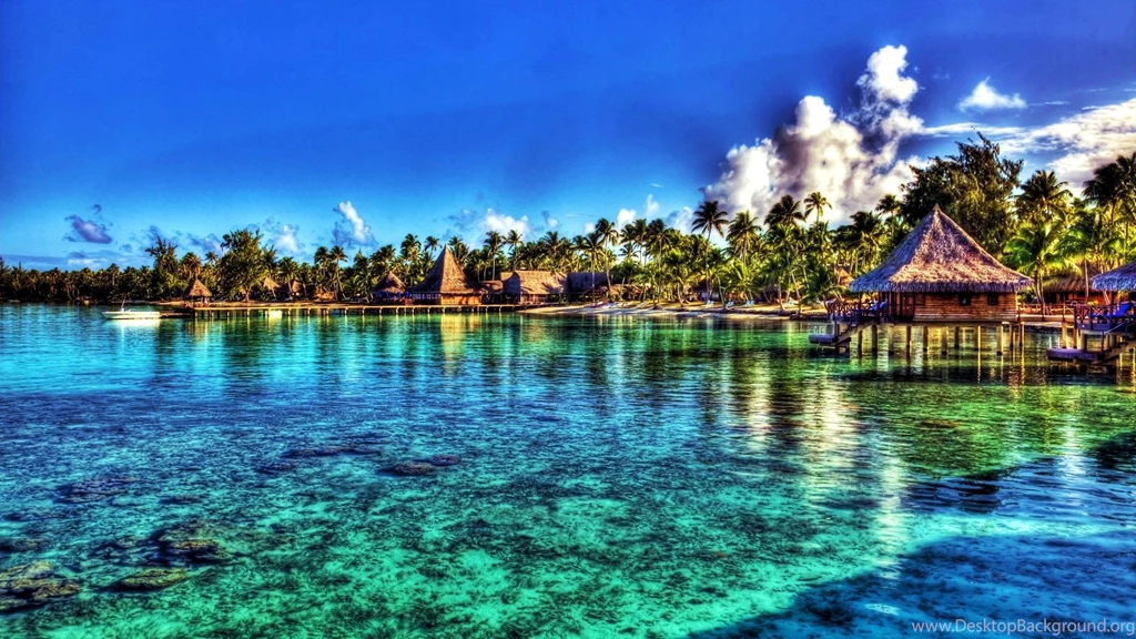 Hotel Beach At Tahiti Wallpapers