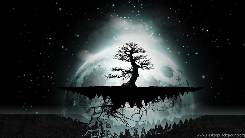 Moon Abstract Artwork Dark Digital Art Wallpapers