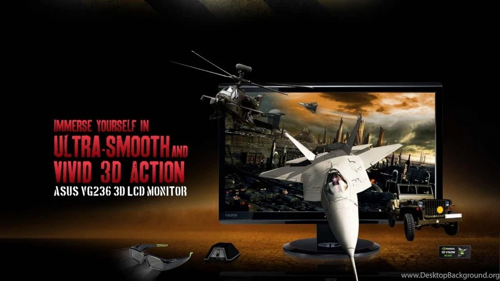 Wallpapers Lcd Asus Vg D Monitor Pap Is De Parede 1366x768 ...