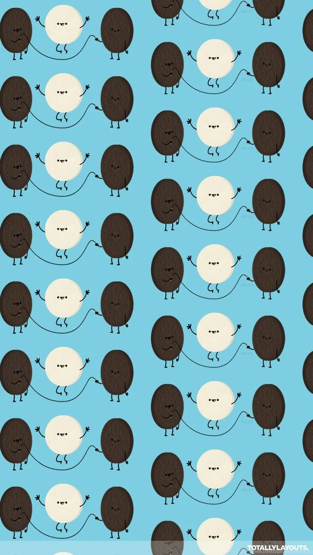 Oreos Cookies Playing Jump Rope Whatsapp Wallpapers Kawaii ...