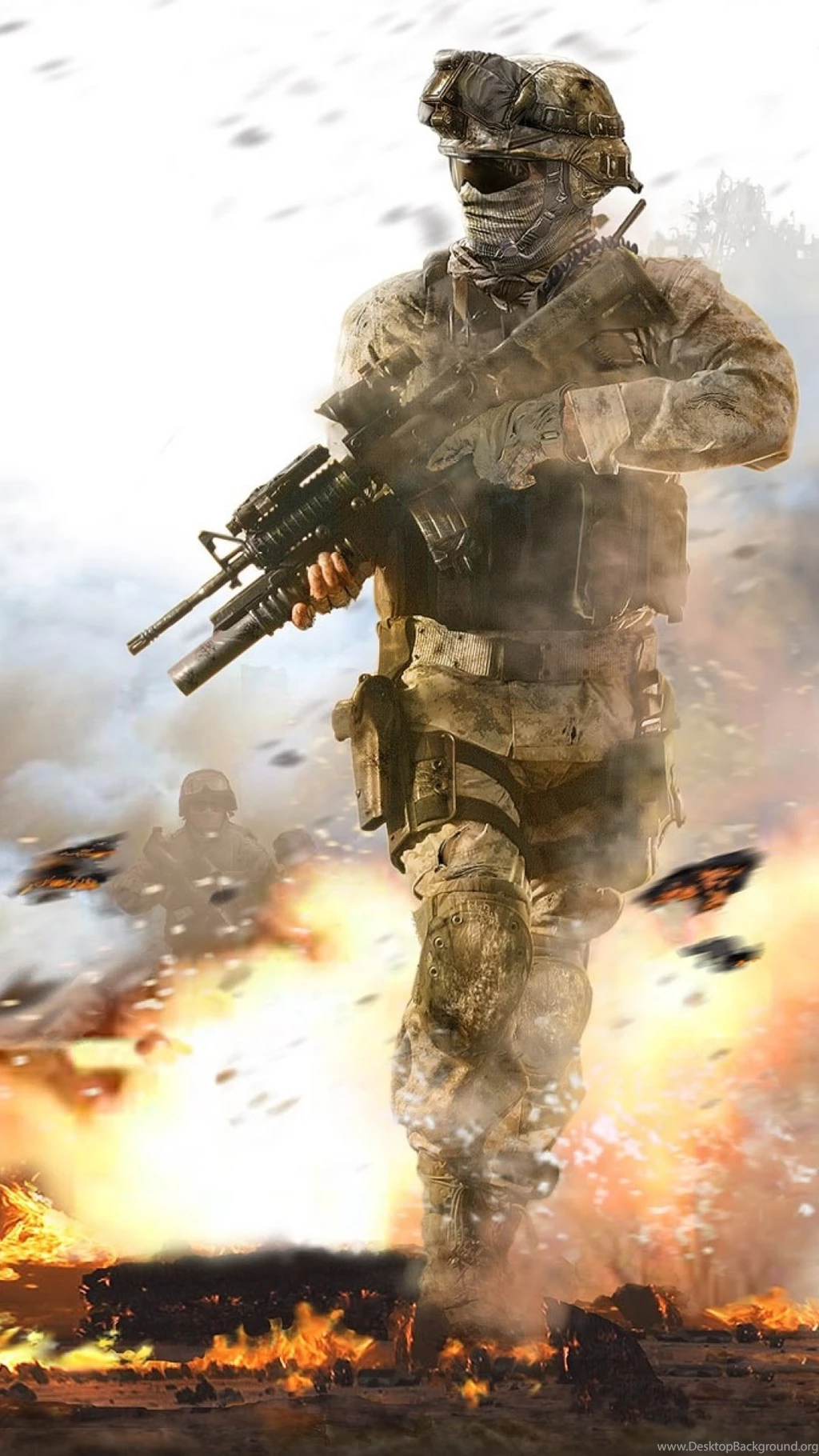 Backgrounds Related To Army Soldiers, Rifles And Weapons