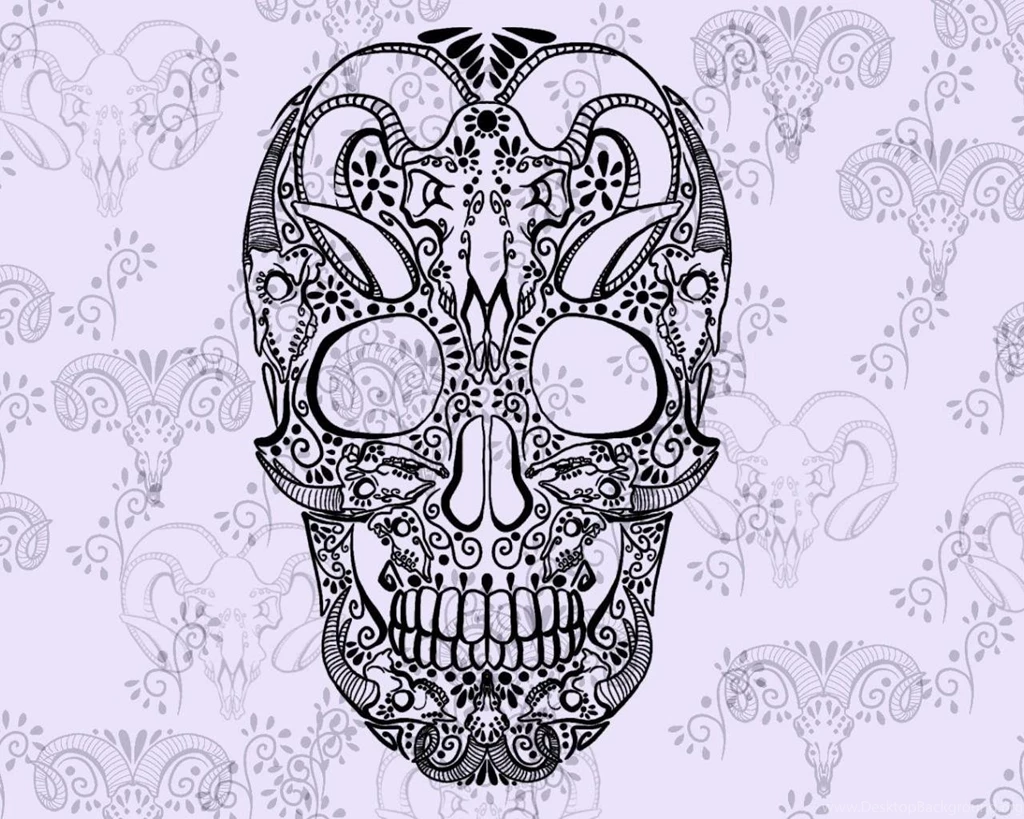 Sugar Skull Artwork Skull HD Wallpapers, Desktop Backgrounds ...