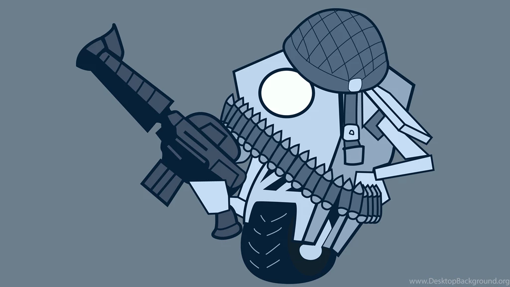 Borderlands Assault Rifle Claptrap Wallpapers