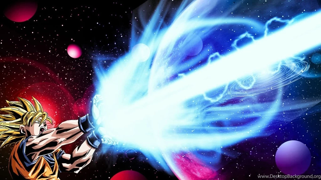 Wallpapers Super Saiyan Goku Kamehameha 1366x768