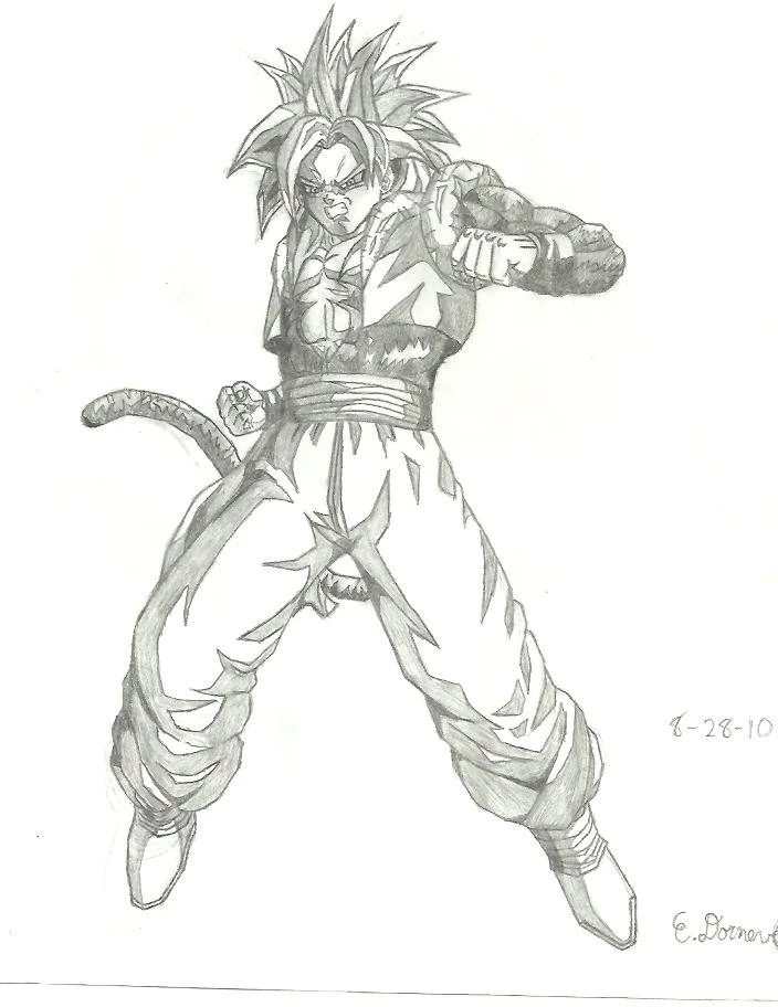 How To Draw Gogeta Super Saiyan 4 Image Gallery Photonesta