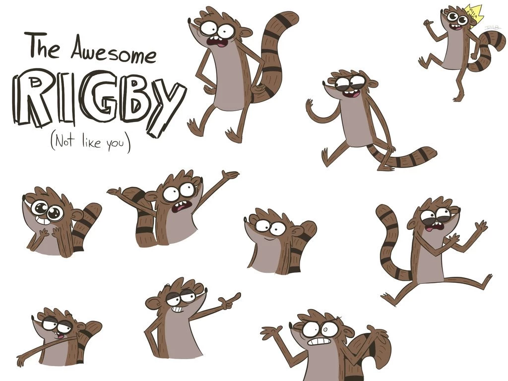 The Awesome RIGBY By RAB Arts On DeviantArt