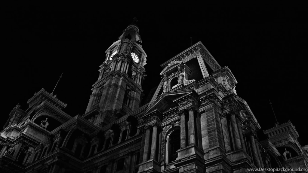 Download Wallpapers 1366x768 Building, Skyscraper, Black White ...