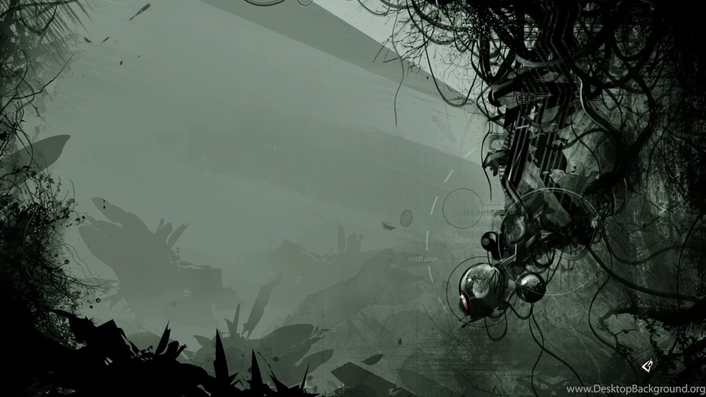 Download Wallpapers 1366x768 Black, Gray, Dark, Green, Surface ...