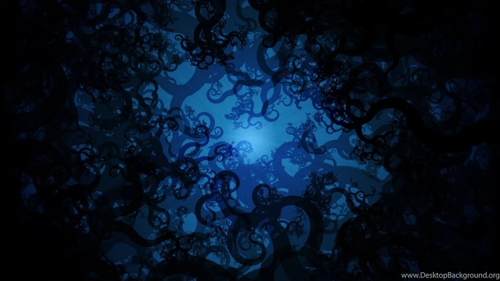 Wallpapers Blue Black Laptop Dark Surface 1366x768