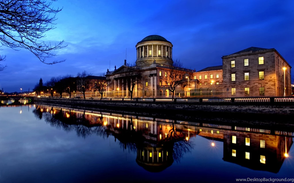 The Urban Riparian Night Scene Ireland Wallpaper,Urban HD ...