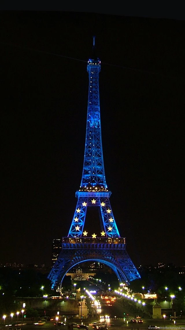 Tower Night Scene iPhone 5 Wallpapers
