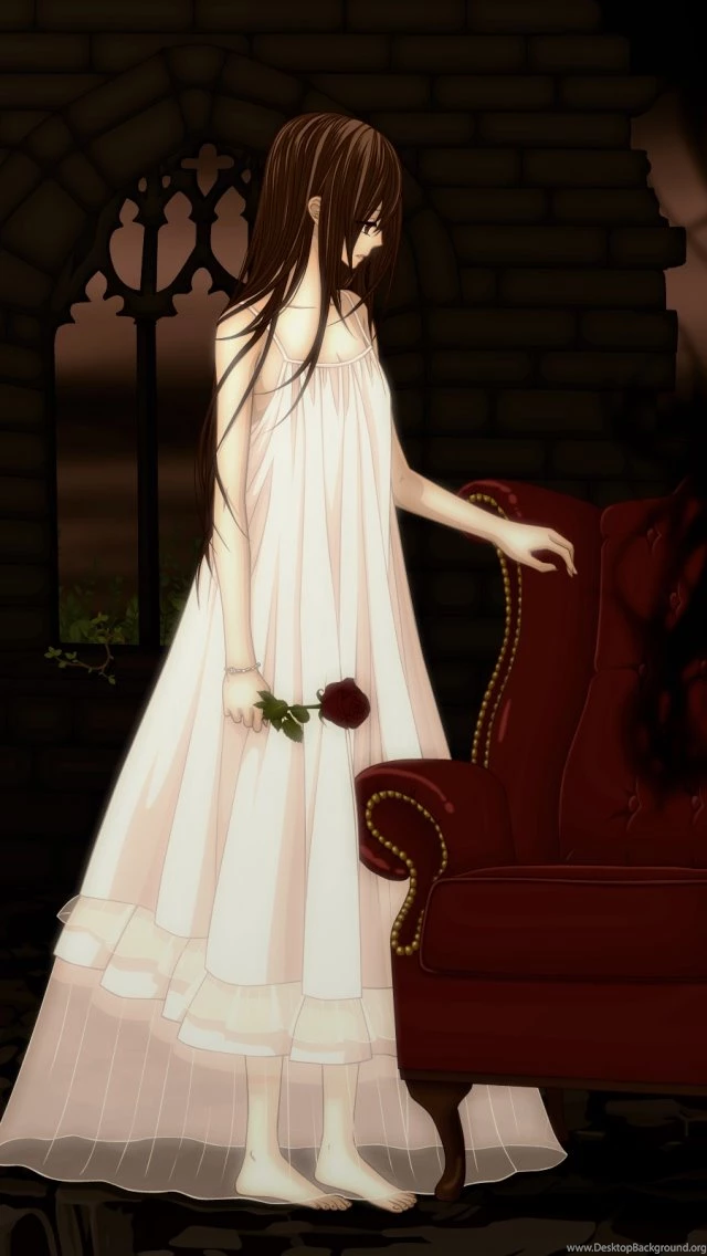 Download Wallpapers 640x1136 Vampire Knight, Yuki Cross, Chair ...