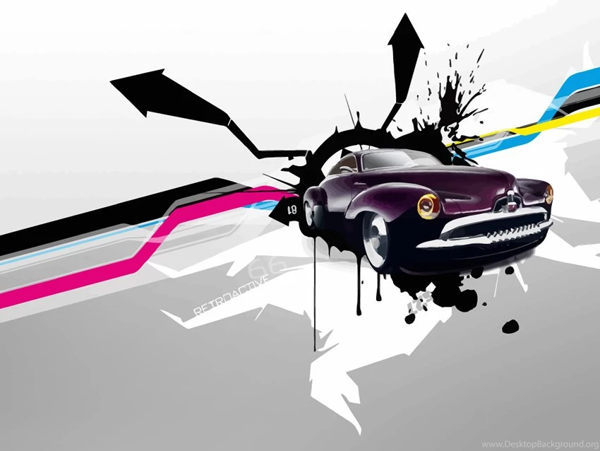 Retro Car Wallpapers Vector Art & Graphics