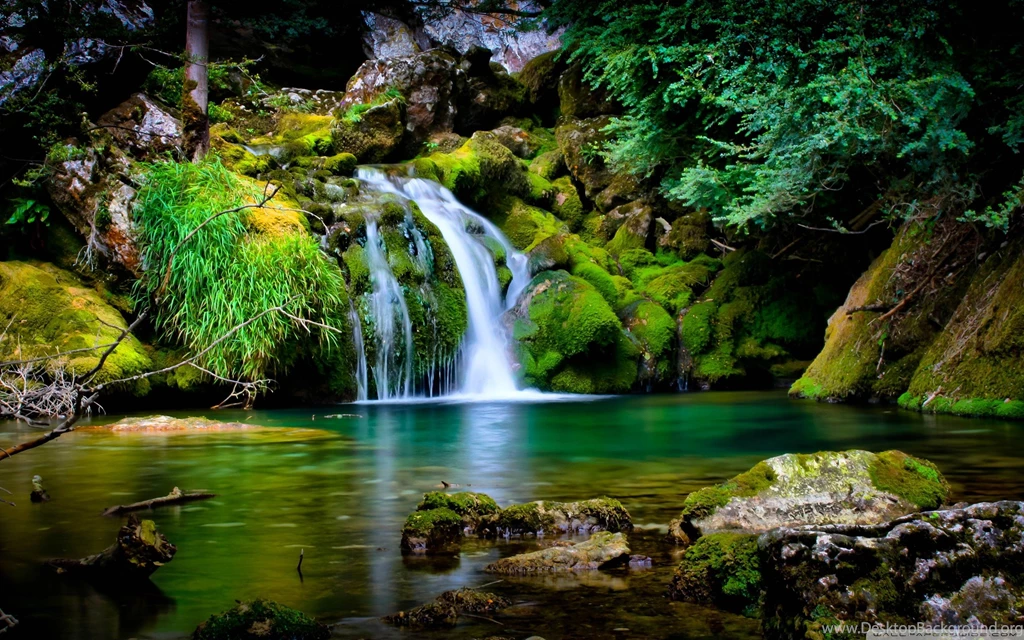 Waterfall Scenery HD Desktop Wallpapers : High Definition ...