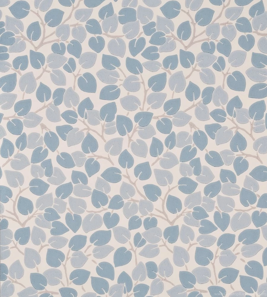 Voysey Leaf Wallpapers By GP & J Baker