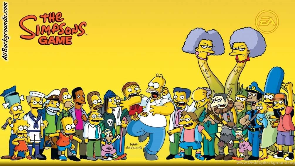 The Simpsons Backgrounds Twitter & Myspace Backgrounds
