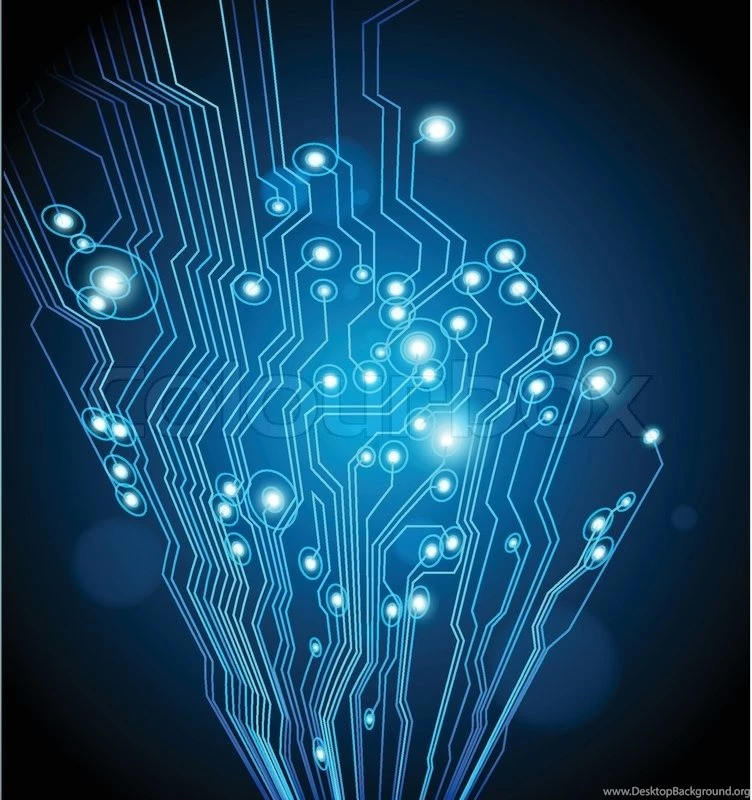 Abstract Blue Technology Backgrounds