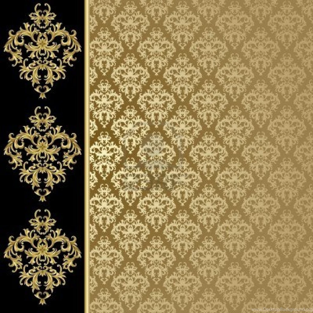 Black And Gold Abstract