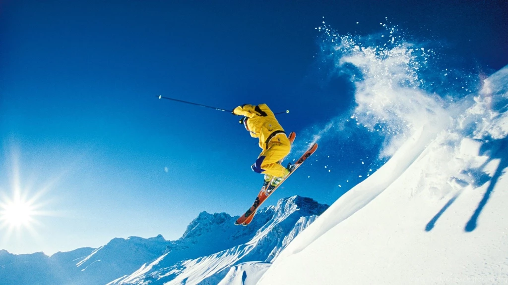 Photo Of Skier Jumping Skiing In Alps Alps Ski Vacation ...