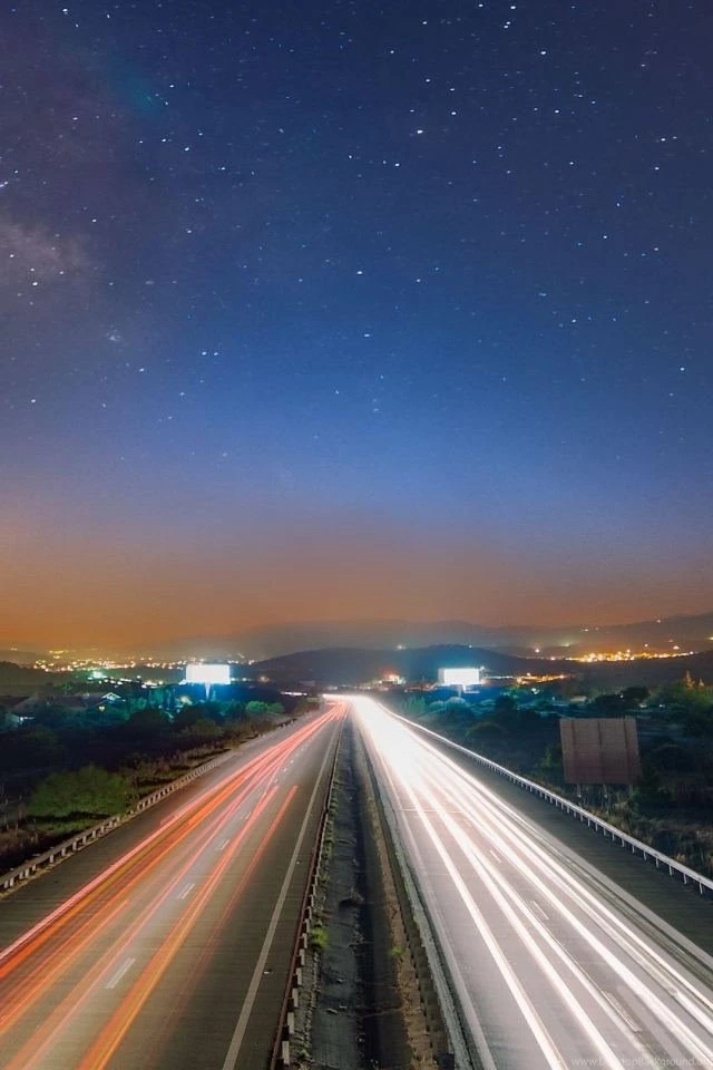 Long Exposure Light Trails Cars iPhone 6 Plus Hd Wallpapers HD ...