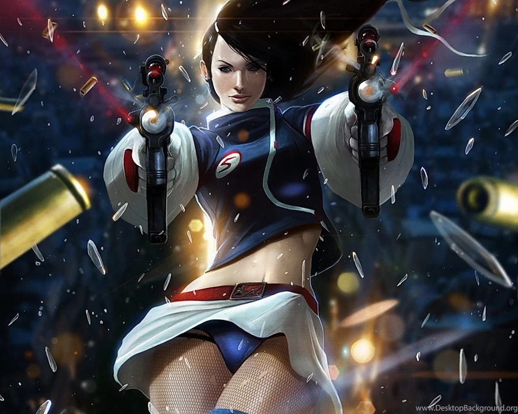 Girl With Guns Wallpapers