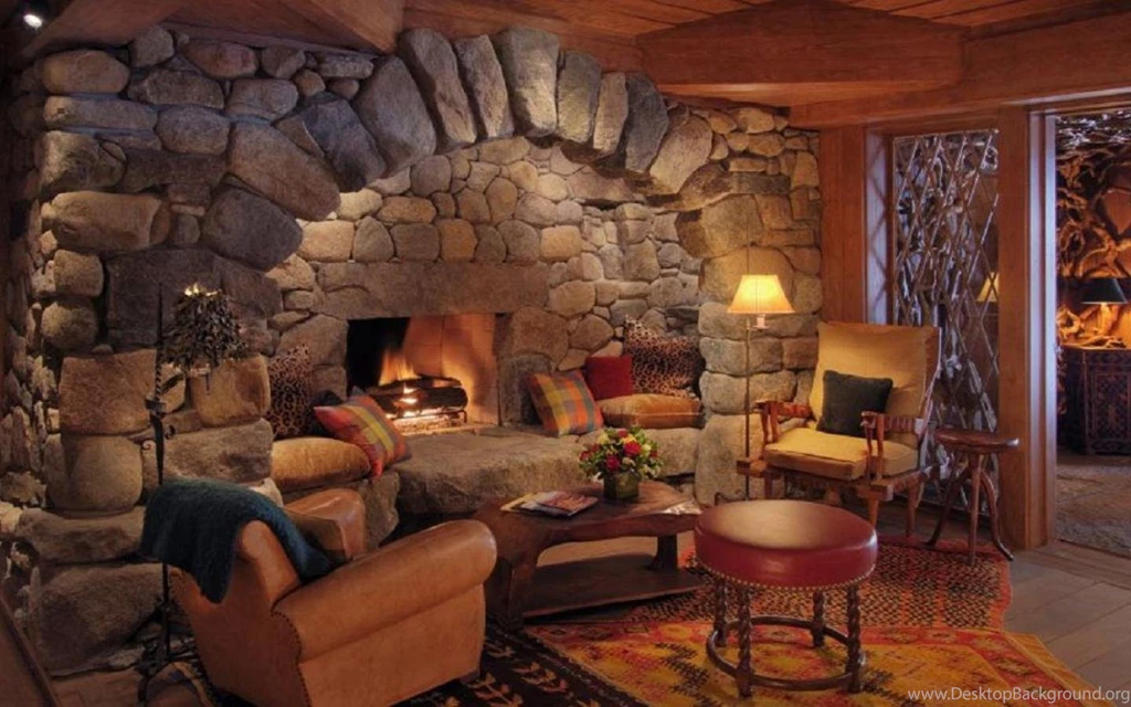 By The Fireplace (