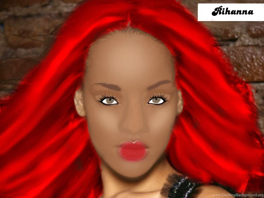 Rihanna Red Hair By Bh1999 On DeviantArt