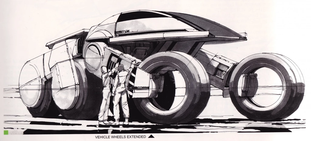 Art Blade Drawing Syd Mead