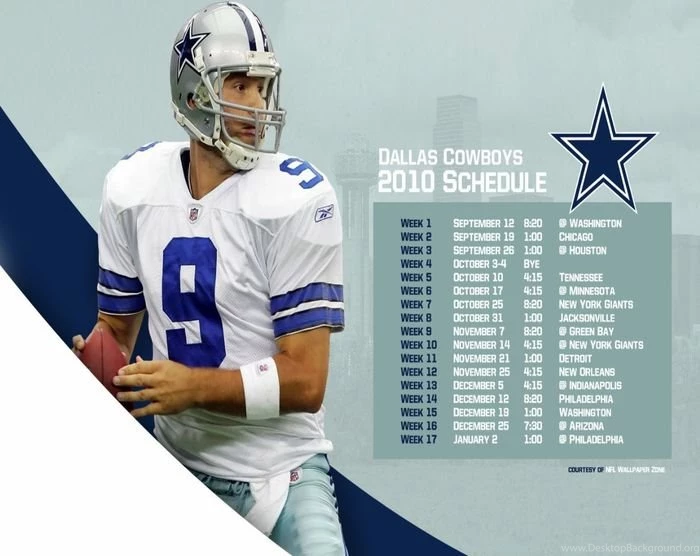 2010 Dallas Cowboys Schedule Wallpapers Download