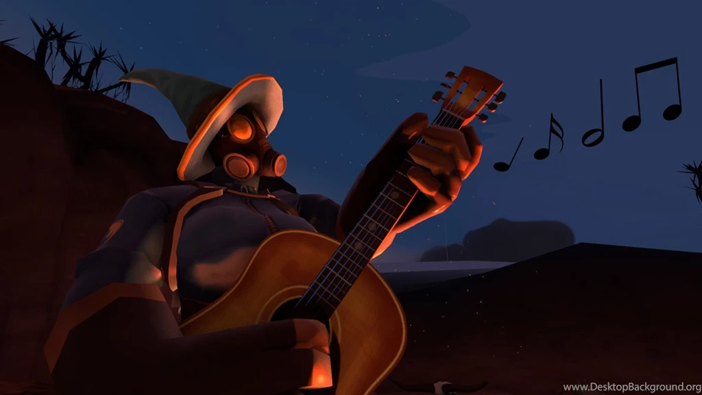Femme Pyro Guitar Wallpapers By Bantamu On DeviantArt