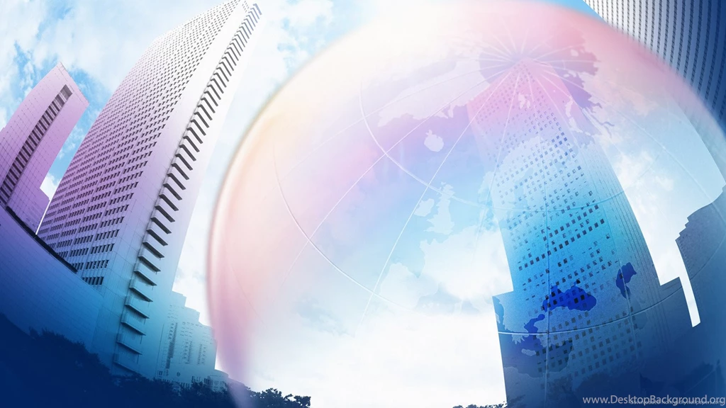 Download 1600x900 Bubble And Buildings Wallpapers