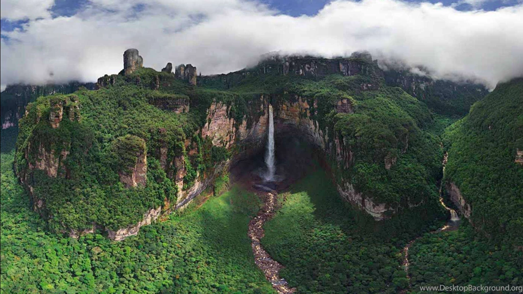 Angel Falls Salto Angel HD Wallpapers For Desktop Download