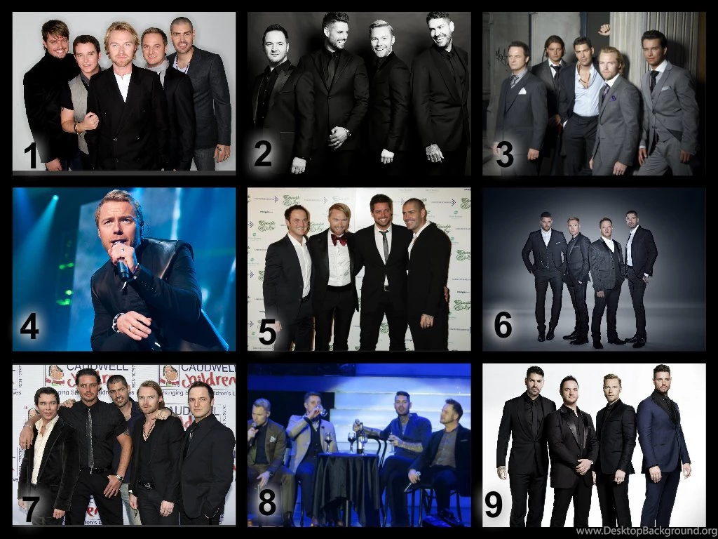 Personalised Boyzone Edible Cake Topper Wafer Paper Icing Paper