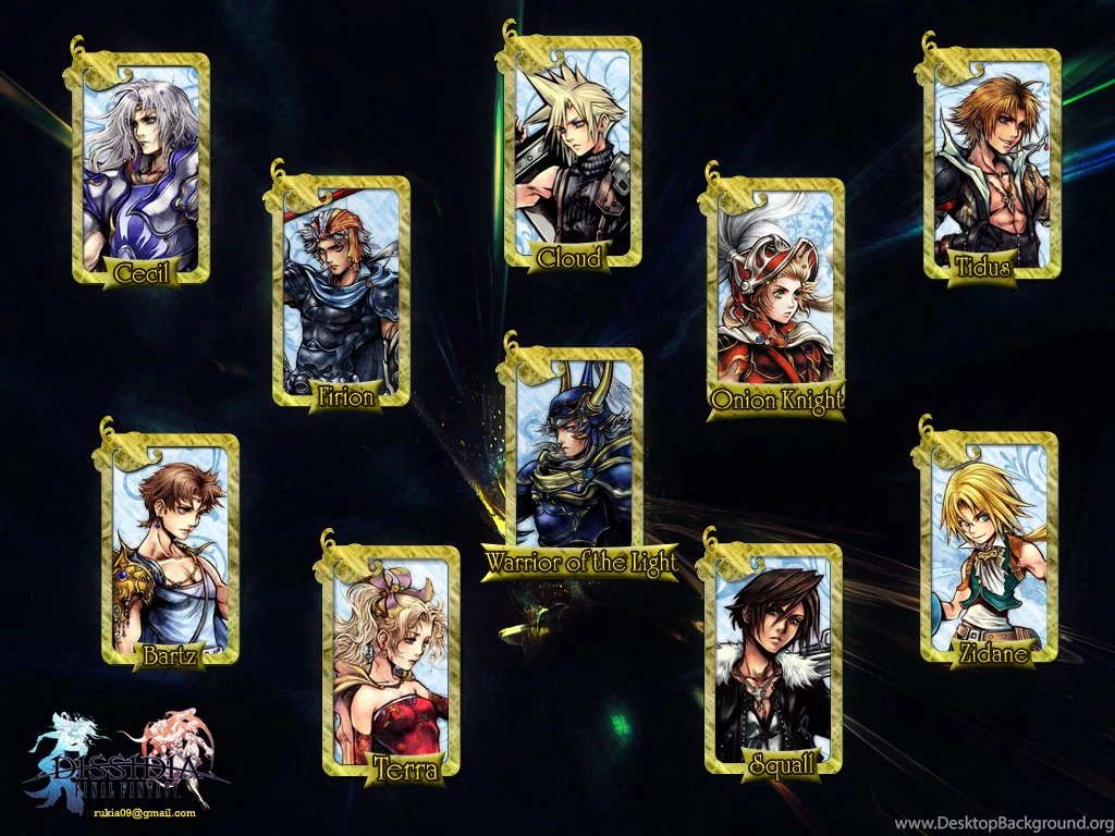Wallpapers Dissidia De Final Fantasy Characters By Rikia Click For ...